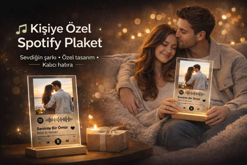Kişiye Özel Spotify Plaket