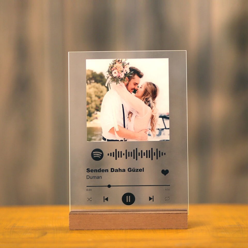 Kişiye Özel Spotify Plaket