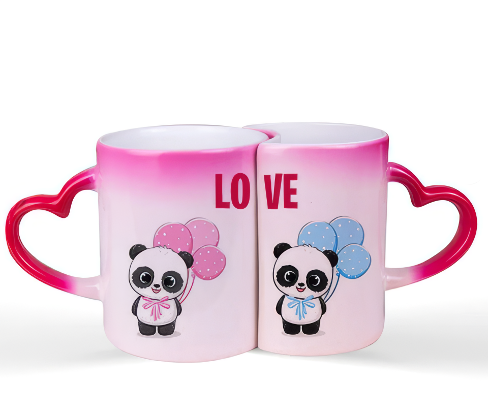 14 Şubat Özel Kalpli Kupalar