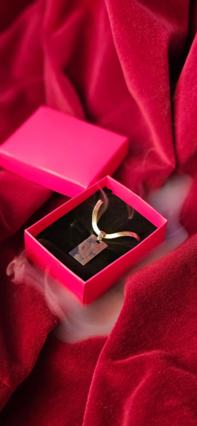 Kişiye Özel Fotoğraf Ve İsim Baskılı Kolye